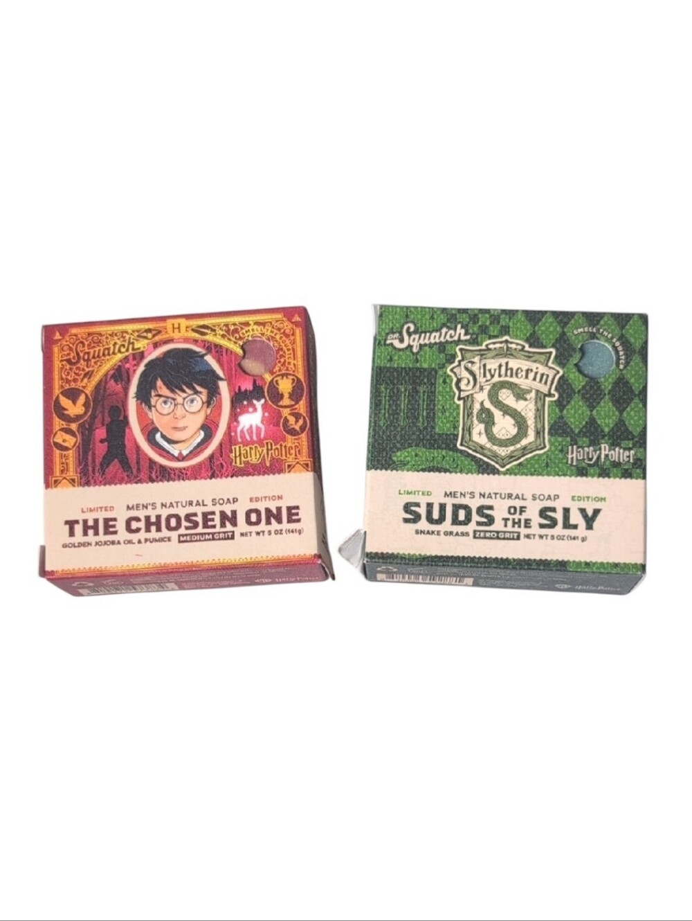 Dr. Squatch 2 Bars of Harry Potter Themed Soap